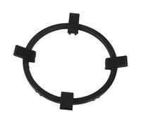 Gas Cast Iron Wok Support Ring for Cooker Hob, Black Iron | Anti-skid Design, Compact Profile, Sturdy Support, Heat Protection, Universal Fit for Gas Stove Burner