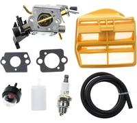 Gas Chainsaw With Air Filter Tune Up Kit For C1M EL37B Carburetor For Husqvarna 445 445E 450 450E Motorcycle Accessories