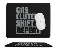 Gas Clutch Shift Repeat Mouse Pad Waterproof Ultra-Thin Non-Slip Rubber Base Square Mouse Mat Gaming Mousepad 9.8"x11.8"