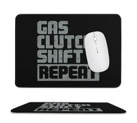 Gas Clutch Shift Repeat Mouse Pad Waterproof Ultra-Thin Non-Slip Rubber Base Square Mouse Mat Gaming Mousepad 7.9"x9.4"
