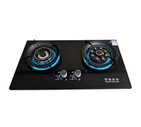 Gas Cooker 2 Burners, 5.2KW-large Firepower Accidental Flameout Protection Device, Gas/liquefied Petroleum Gas Switchable, 75CM (Size : NG)