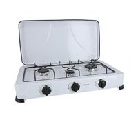 Gas Cooker 3 Fires with White Enamelled lid