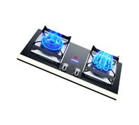 Gas Cooker,5.2KW Rated Power,Ready To Use With NG Or LPG,Timed Flameout,Nine-chambered Fire Fierce,for Home Camping Caravan(NG)