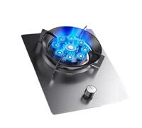 Gas Cooker, 8.5KW Stainless Steel Gas Stove, Conversion Indoor Hob, with Flameout Protection, for Home Kitchen Motor Home Camp, Easy To Clean(LPG)