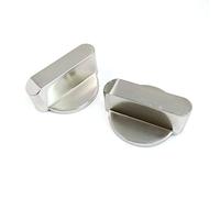Gas Cooker Knob, Zinc Alloy Cooker, Metal Button, X-0 Degrees Or X-45 Degrees Switch, Gas Cooker Fittings 2pcs (Color : 2PCS, Size : X-45 Degrees)