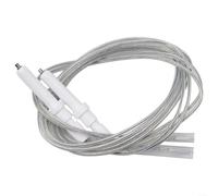 Gas Cooker Range Stove Ignition Electrode Spark Plu Set, 900mm Ignition Wire, Replacement Part for Most Brand Gas Stoves, Cookers and Ranges, 2 Pack(45mm)