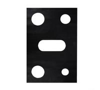 Gas Cooktop Protection Mat Heat Resistant Oil Proof Five Hole Design Compatible with Standard Five Burner Stove