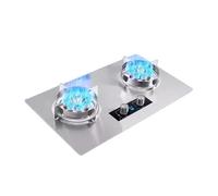 Gas Cooktop Stove,Full Air Intake Design,Stainless Steel Panel,Copper Flame Cover,5.2KW Rated Power,Campervan Cooktops,for Camping(NG)