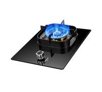 Gas Cooktop With 1 Burner,kitchen Counter Top Stove,5.2KW Nine-cavity High-fire,NG/LPG Gas Conversion Stove,with Flameout Protection(LPG)