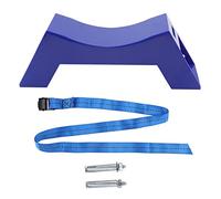 Gas Cylinder Bracket Tank Wall Mount Bracket Gas Cylinder Fixing Rack Includes Extra Long 59 Inch Safety Strap and Mounting Expansion Screws for Laboratories and Factories (Blue)