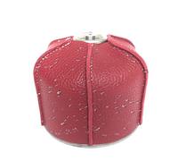 Gas Cylinder Cover - Protective Tank Cover, Outdoor Bottle Shield, Weatherproof Valve Cover | PU Leather PU Hourdeux Gas Storage Protection Prop, Burgundy-Small, Se référer au descriptif, Refer to