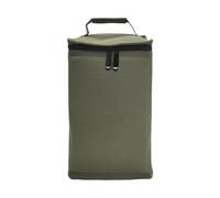 Gas Cylinder Storage Bag Green Protective Case for Outdoor Cooking | Features Oxford cloth material, double zippers, and a top carry handle for outdoor cooking equipment organisation