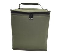 Gas Cylinder Storage Bag Green Protective Case for Outdoor Cooking | Features Oxford cloth material, double zippers, and a top carry handle for outdoor cooking equipment organisation