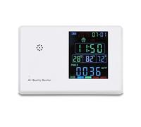 Gas Detector, Air Quality Detector Formaldehyde PM2.5PM10 Temperature And Humidity Carbon Dioxide Detection for Work, Home