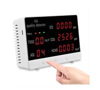 Gas Detector, Carbon Dioxide CO2 Detector Monoxide Formaldehyde TVOC Toxic Gas for Work, Home
