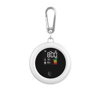 Gas Detector, CO2 Meter Detector Portable Carbon Dioxide with Buckle Infrared NDIR Sensor for Planting Room