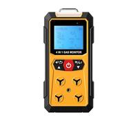 Gas Detector Device 4 in 1 Hydron Sulfide Carbon Monoxide Combustible O2 Ex H2S CO Gas Monitor Alarm With Wide Test Range