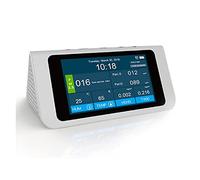 Gas Detector, Multifunctional Formaldehyde, Dust, Smog, Air Quality Detector, English Version, 7-inch Large Color Screen(Bianco)