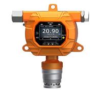 Gas Detector, Oxygen Detector Industrial Grade Optical High Temperature Oxygen Concentration Sensor Oxygen Detector, 0-30% Vol; W LED Alarm