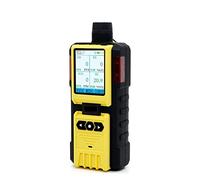 Gas Detector, Pumping Gas Detector Portable EX Combustible Gas Four Alarm Methods Explosion-proof Alarm Detector