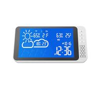 Gas Detectors, New Weather Station with 3 Sensors Outdoor Digital Weather Station Wireless Forecast Sensor