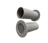 Gas Drop Vent 2 Pack Caravan Motorhome Van Conversion 120mm x 75mm with Cut Out Marker Grey Self Build