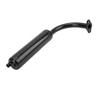 Gas Engine Muffler Exhaust Pipe,Motor Bikes Muffler Exhaust Pipe Black for 2 Stroke 49cc 60cc 66cc 80cc Engines Motorized ycle
