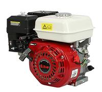 Gas Engine, Single Cylinder Gasoline Engine, 4 Stroke 6.5HP 160cc GX160 Gas Engine+ Air Cooled for Honda GX160 OHV Pull Start Go Kart Mini Bike Compressor Log Splitter Lawn Mower