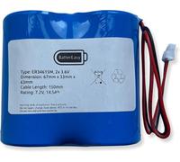 Gas Fire Lithium Ignition Battery 7.2V 2-Er34615M/w Remote Pack 2Lsh20