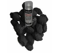 Gas Fire Replacement Coals Rejuvenation Kit 20 Large Cast Coals 400ml Tin Of High Temperature Stove Coal Spray Paint Coals 4 You