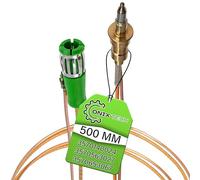 Gas Fire Thermocouple with Magnetic Connection 500 mm with Original Code 3570140024 3570563027 3570653067 for Zanussi - Warranty 5 Years - ONIX TECH