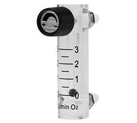 Gas Flowmeter,Oxygen Flowmeter Flowmeter 0-3LPM Meter with Control Valve for Oxygen/Air/Gas