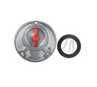 Gas Fuel Tank Cap For Yamaha MT-01 MT-10 FZ6 FZ6R FJR1300 XSR700 XSR900 CNC Keyless Motorcycle Fuel Gas Tank Cap Cover(Gray Red)
