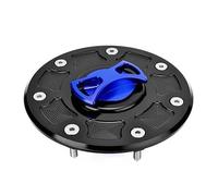 Gas Fuel Tank Cap For ZR 1100 750 550 400 For ZEPHYR GPZ1100 ZRX 400 400II ZR-7 Oil Tank Cover Motorcycle Gas Fuel Tank Cap(Bl-ue)