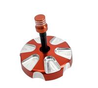 Gas Fuel Tank Cap Motocross Tank Cell Cap-CNC Aluminum Fuel Tank Cover Oil Petrol Lid/Fit For K TM SX SXF XC 125 150 250 450 350 300 Motorcycle(Orange)