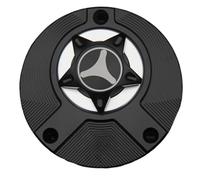Gas Fuel Tank Filler Cap CNC Aluminum Keyless Motorcycle Fuel Gas Tank Cap Cover For Yam&aha FZ6 Fa&zer 2004-2011 2005 2006 2007 2008 2009 2010 FZ 6