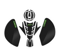Gas Fuel Tank Pads Motorcycle Fuel Tank Sticker for for Z650 for Ninja 650 Side Gas Protector Pad Carbon Fibe-Look Decoration Decal Motorbike Protection Stickers(Color 1)