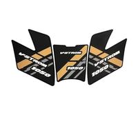 Gas Fuel Tank Pads Motorcycle Fuel Tank Sticker for Suzuki 1050 V-Strom VSTROM DL1050/XT Anti Slip Side Oil Decals Traction Pad Protection Motorbike Protection Stickers(Orange 3)