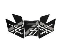Gas Fuel Tank Pads Motorcycle Fuel Tank Sticker for Suzuki 1050 V-Strom VSTROM DL1050/XT Anti Slip Side Oil Decals Traction Pad Protection Motorbike Protection Stickers(Titanium 3)