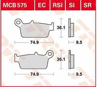 Gas Gas EC 250 SIXDAYS 2009 TRW EC Series Ceramic Brake Pads MCB575EC