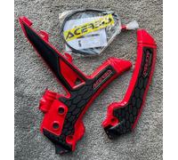 Acerbis X-Grip Frame Guards For Gas Gas EC 250 300 EC 250 350 F 2024-2025 Red