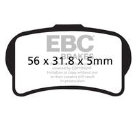 EBC Brakes FA644TT Brake pad set