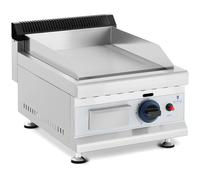 Gas Griddle 35 x 40 cm Smooth 3,000 W Propane / Butane 0.03 bar - Gas Griddles by Royal Catering Silver