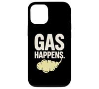 Gas Happens Funny Fart Humor Comic Saying Case for iPhone 12/12 Pro