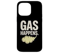 Gas Happens Funny Fart Humor Comic Saying Case for iPhone 14 Pro Max