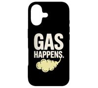 Gas Happens Funny Fart Humor Comic Saying Case for iPhone 17