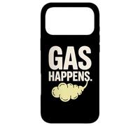 Gas Happens Funny Fart Humor Comic Saying Case for iPhone 17 Pro Max