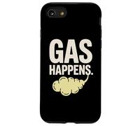 Gas Happens Funny Fart Humor Comic Saying Case for iPhone SE (2020) / 7/8