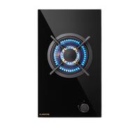 Gas Hob 30 cm 1 Burner Single Glass Ceramic Gas Cooker Hob Gas Burner Hob Black