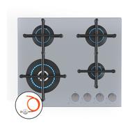 Gas Hob 4 Burner Glass Ceramic Hot Plate Gas Cooker LPG Natural Gas 8500W